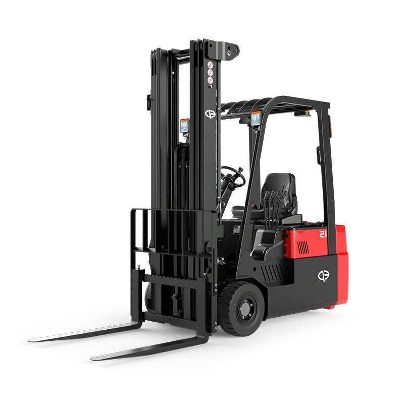 CPD18 / 20FVL- 3 Wheel Electric Forklift 1800kg 4000lbs Capacity Front Angle