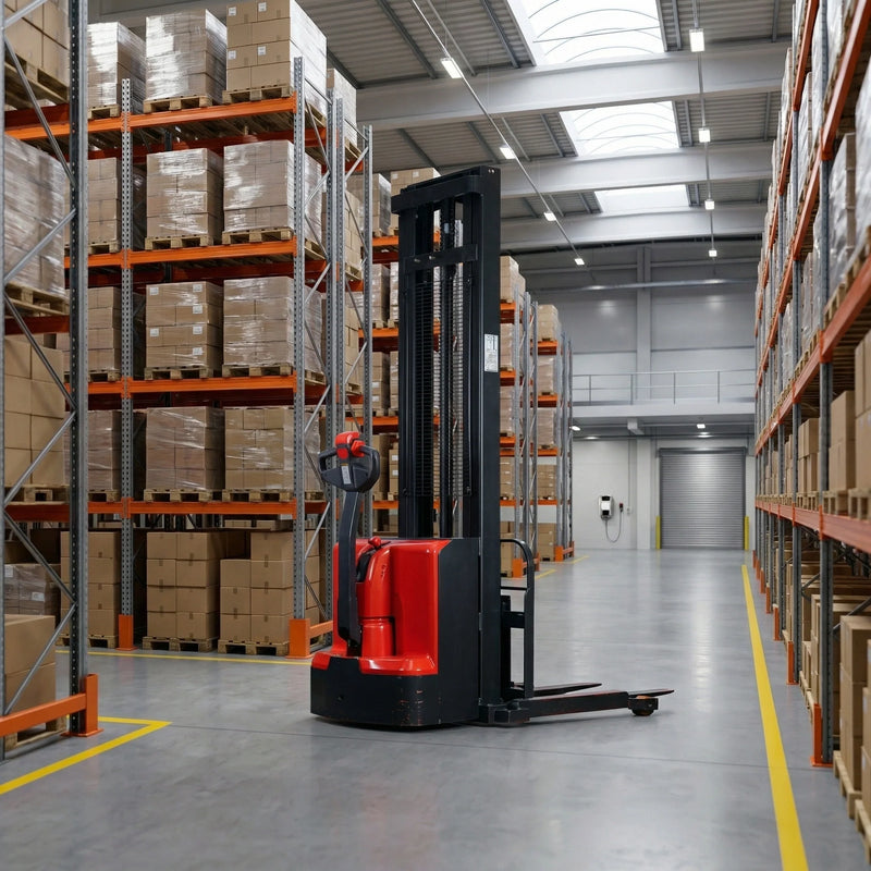 Electric Stackers | Walkie & Straddle Stackers