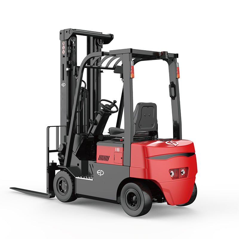 CPD18 / 20FVL-4 Wheel Electric Forklift 1800kg 4000lbs Capacity Side Angle