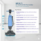 MP18‑T1 | Dual Brush | Mini Floor Scrubber