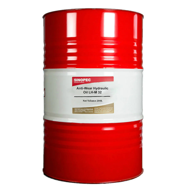 Sinopec L-HM 32 Anti-Wear Hydraulic Oil - 200L Drum