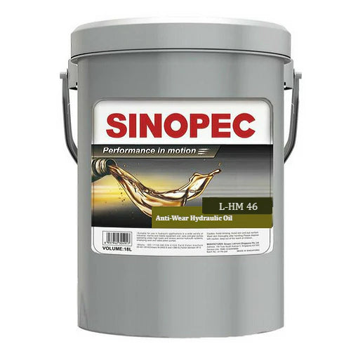 Sinopec L-HM 46 | Anti-Wear Hydraulic Oil | 18L / 200L