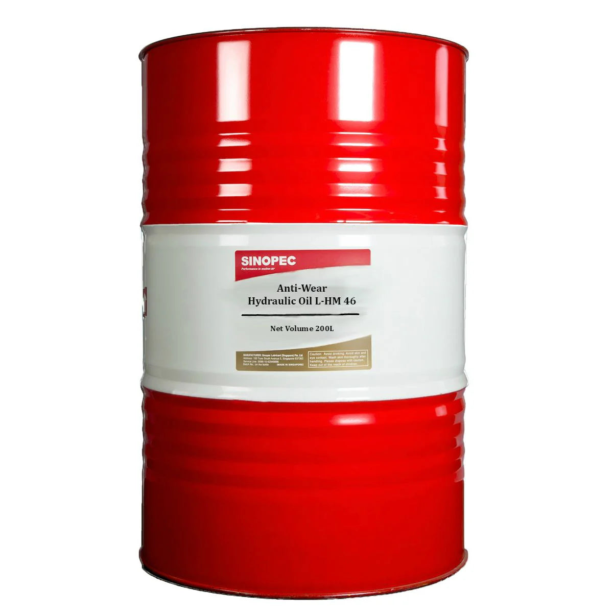 Sinopec L-HM 46 | Anti-Wear Hydraulic Oil | 18L / 200L