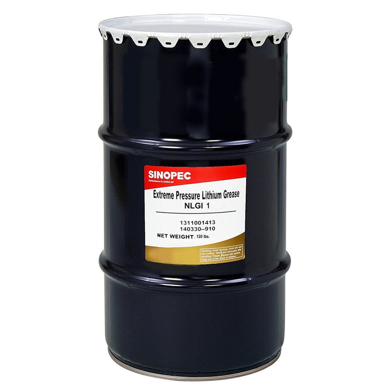 Sinopec NLGI 1 | EP Lithium Grease | 54kg Mid-Drum